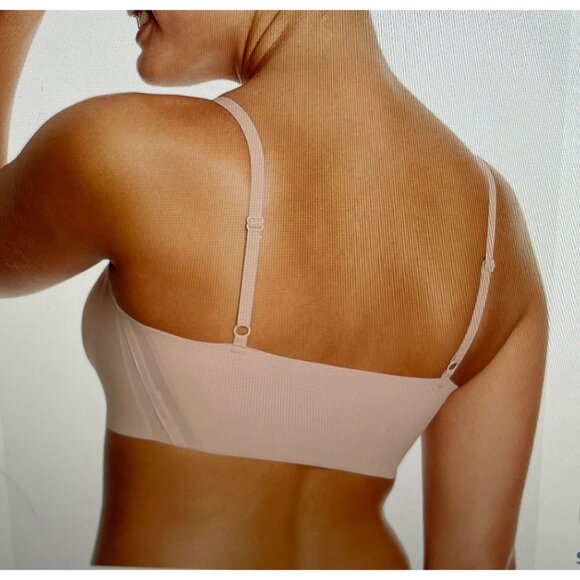Maidenform Wireless Pure Comfort Pullover Bra Beige Medium - Picture 2 of 12
